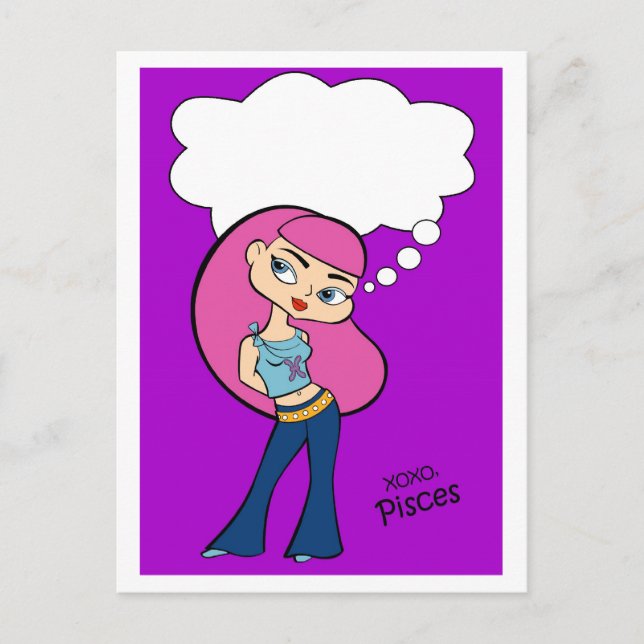 Pisces-vykort Vykort (Framsida)