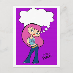 Pisces-vykort Vykort