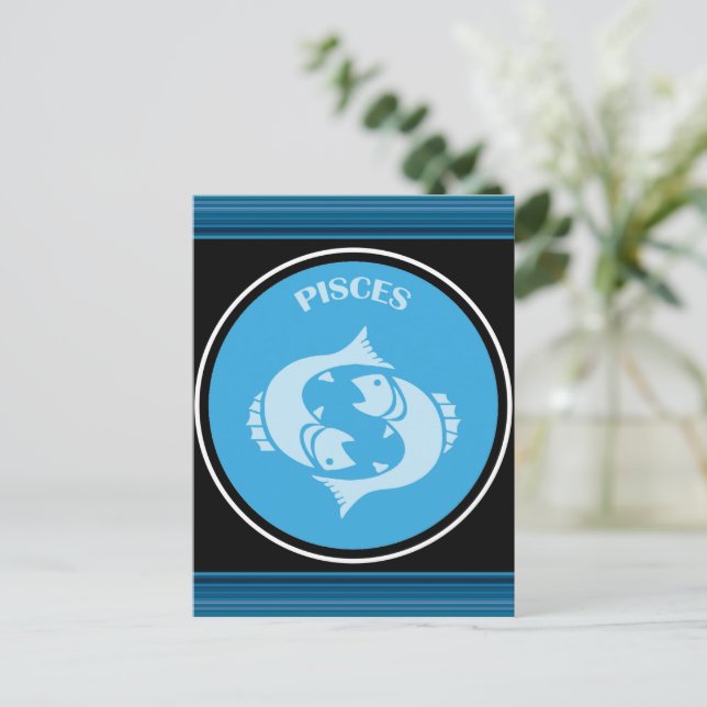 Pisces-vykort Vykort (Stående Fram)