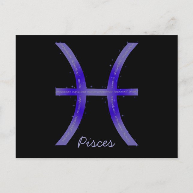 Pisces-vykort Vykort (Framsida)