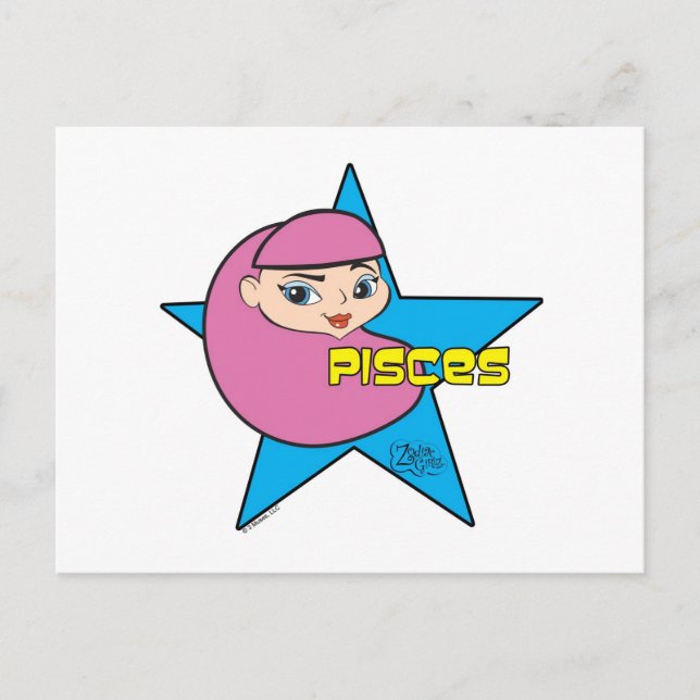 Pisces-vykort Vykort (Framsida)