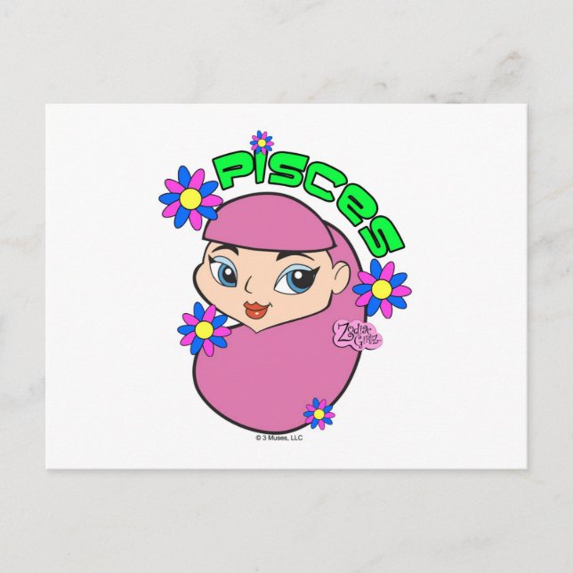 Pisces-vykort Vykort (Framsida)