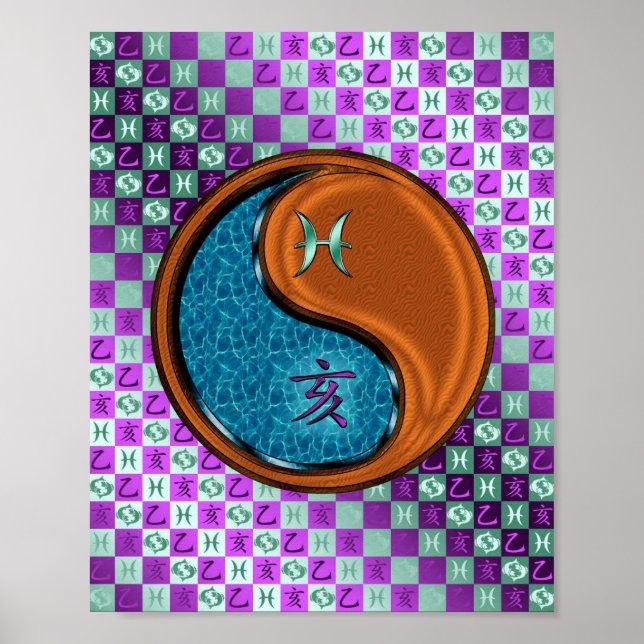 Pisces & Wood Boar Poster (Framsidan)