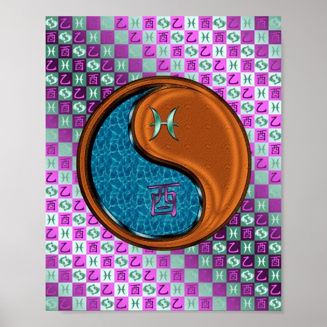 Pisces & Wood Tupp Poster (Framsidan)