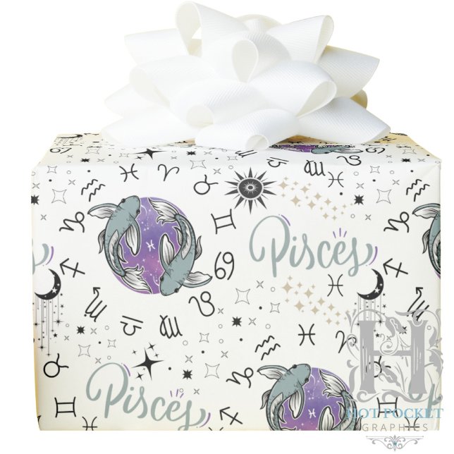 Pisces Wrapping Papper Presentpapper (Skapare uppladdad)