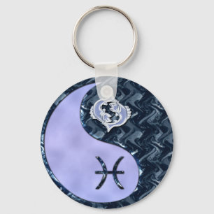 Pisces Yin Yang Nyckelring