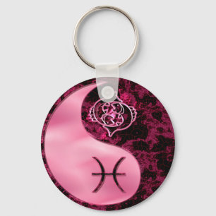Pisces Yin Yang Nyckelring
