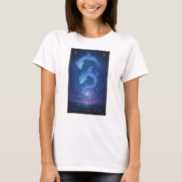 Pisces Zodiac Art – Celestial Fish and Dream Waves T Shirt