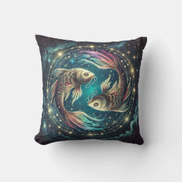 Pisces Zodiac Art Kudde