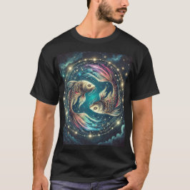 Pisces Zodiac Art T Shirt