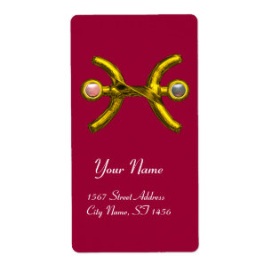 PISCES ZODIAC BIRTHDAY Rosa White Peares Fraktsedel