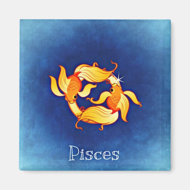 pisces zodiac magnet (Framsidan)