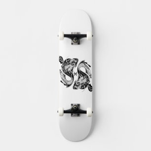 Pisces Zodiac Mini Skateboard Bräda 18,5 Cm