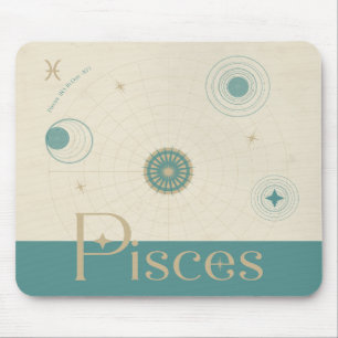 Pisces Zodiac Mousepad Musmatta