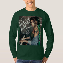 Pisces Zodiac Musician Piano T Shirt