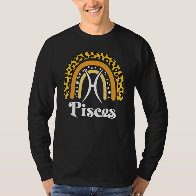 Pisces Zodiac Sign_1 T Shirt (Framsida)