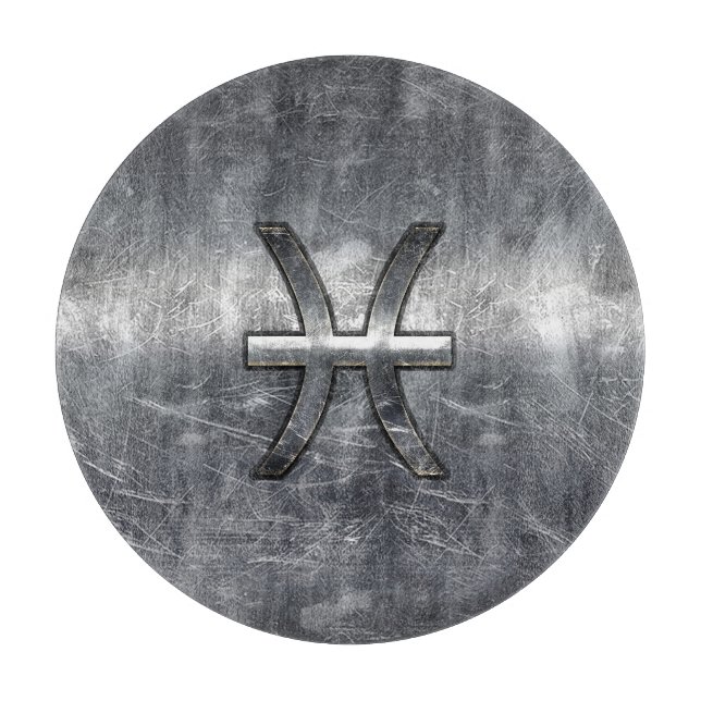 Pisces Zodiac Sign in grunge Steel stil (Framsidan)