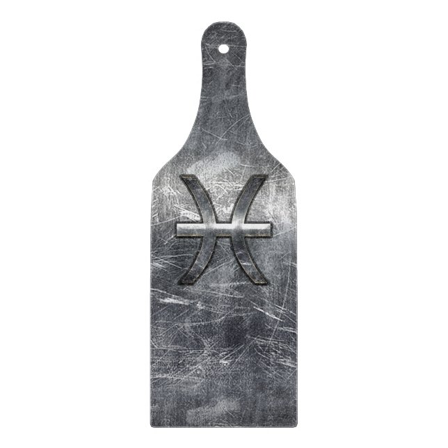 Pisces Zodiac Sign in grunge Steel stil (Framsidan)