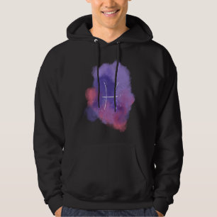 Pisces Zodiac skriver på Birthday Horoscope Astrol Hoodie