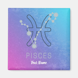 Pisces Zodiac Stjärntecken Horoscope Constellation Magnet