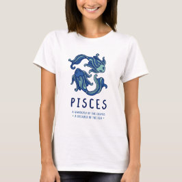 Pisces Zodiac T-Shirt - En Dreamer från djupen