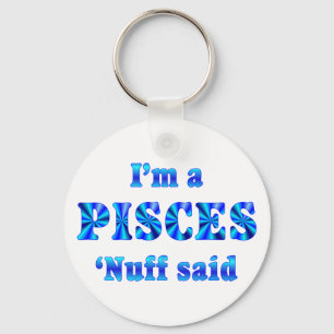 Pisces Zodiac-tecken Nyckelring