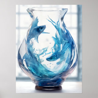 Pisces Zodiac-tecken Poster