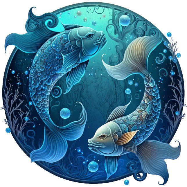 Pisces Zodiac-tecken T Shirt (Skapare uppladdad)
