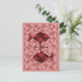 Pisces Zodiac-tecken Vykort