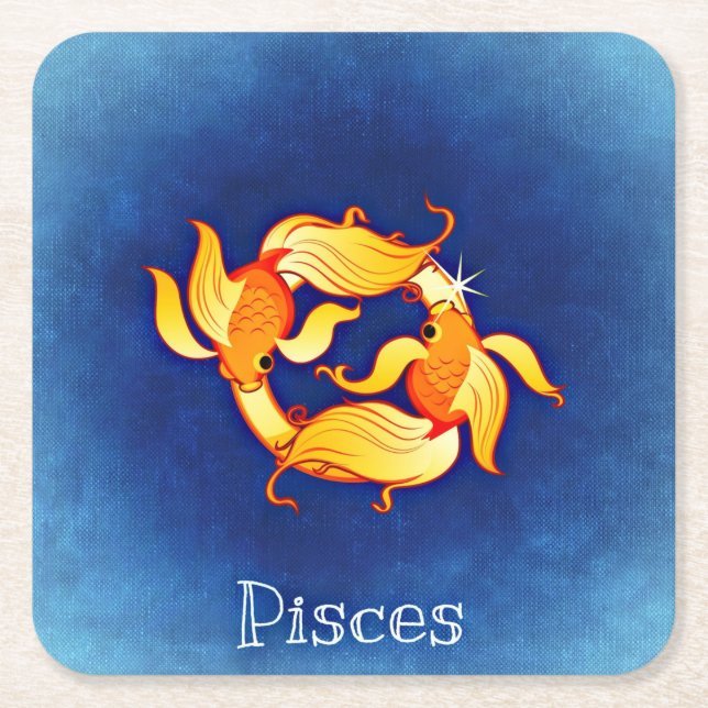 pisces zodiac underlägg (Framsidan)