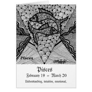 Pisces (Zodiac undertecknar), Hälsningskort