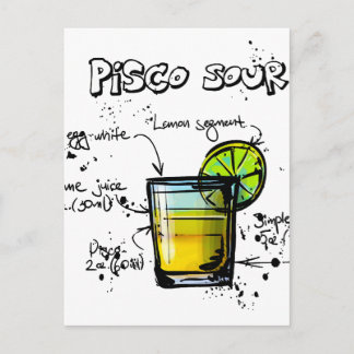 Pisco Sour Cocktailrecept Vykort