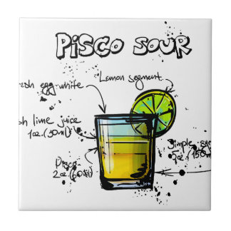Pisco surt coctailrecept kakelplatta