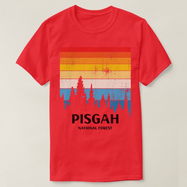 Pisgah National Forest 7 T Shirt (Design framsida)