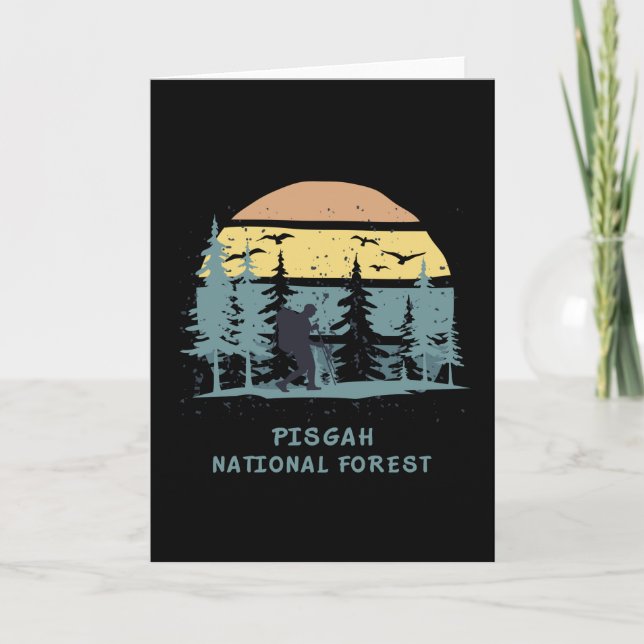 Pisgah National Forest Kort (Framsida)
