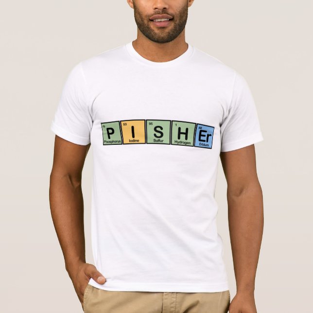 Pisher gjorde av inslag t shirt (Framsida)
