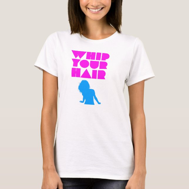 Piska ditt hår - Silhouette Tee Shirt (Framsida)