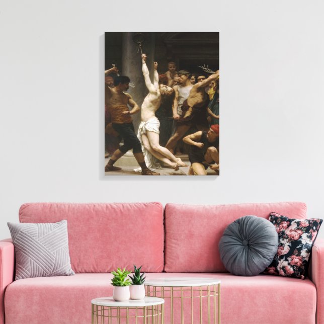 Piskandet av vår herre Jesus Kristus Canvastryck (Insitu (Vardagsrum))