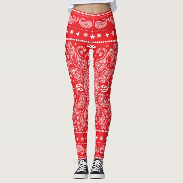 Pisley Design-1-legeringar Leggings (Framsida)