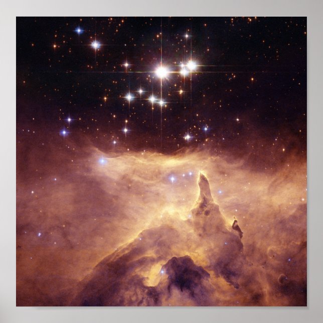 Pismis 24 och NGC 6357 Poster (Framsidan)