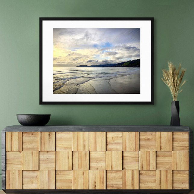 Pismo Beach California Dramatic Bold Sunset Photo Poster (Skapare uppladdad)