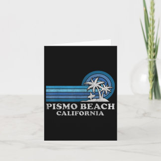 Pismo Beach California Family Summer Vacation Vint Kort