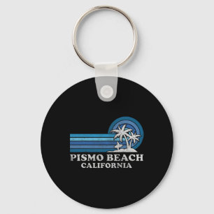 Pismo Beach California Family Summer Vacation Vint Nyckelring
