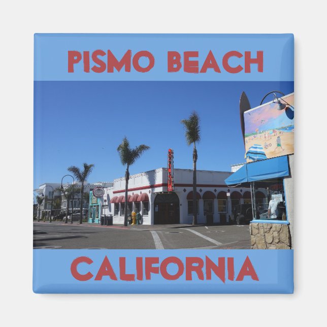 Pismo Beach California Magnet (Framsidan)