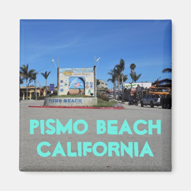 Pismo Beach California Magnet (Framsidan)