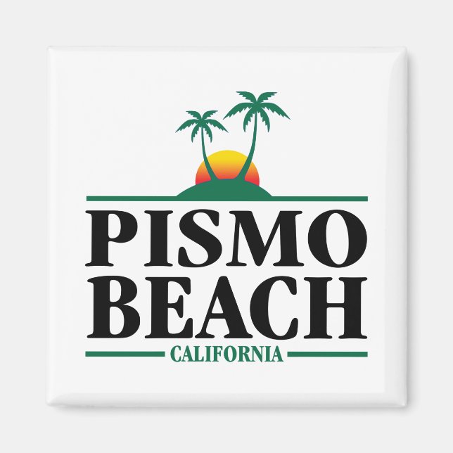 Pismo Beach California Magnet (Framsidan)