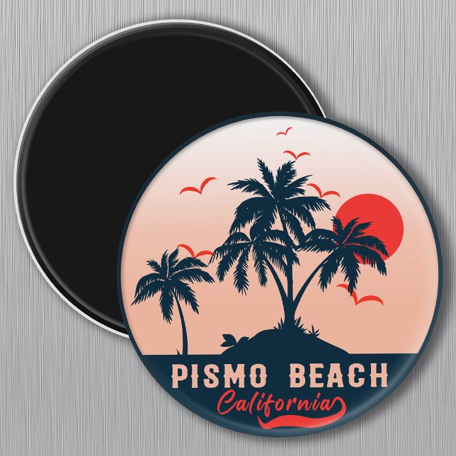 Pismo Beach California Sunset Vacation Souvenirs M Magnet (Skapare uppladdad)