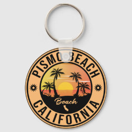 Pismo Beach California Sunset Vacation Souvenirs Nyckelring