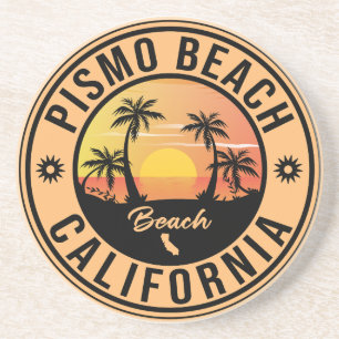 Pismo Beach California Sunset Vacation Souvenirs Underlägg