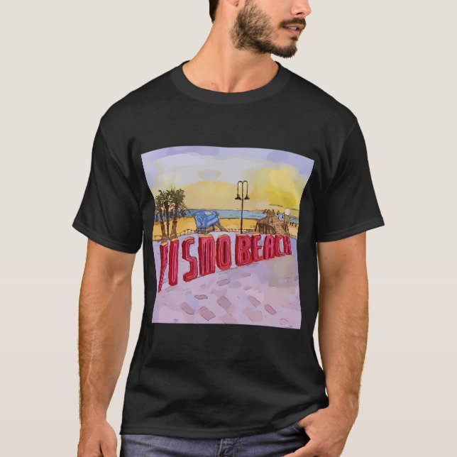 Pismo Beach California - T Shirt (Framsida)